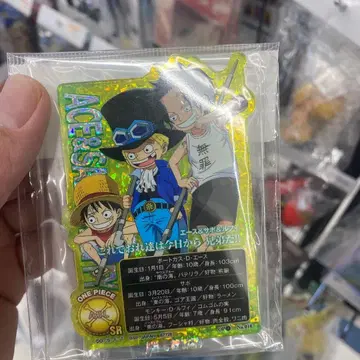 ONE PIECE 아크릴 스탠드 에이스 루피 사보