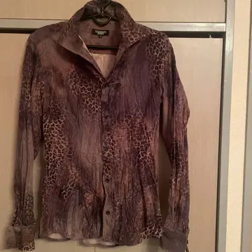 TORNADO MART 레오파드 무늬 긴팔 셔츠 M