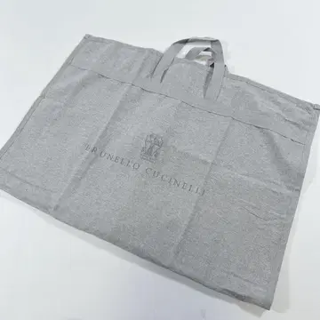 브루넬로쿠치넬리 가먼트 백 의상 케이스 로고 그레이 캔버스 여행용