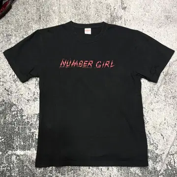 넘버걸 NUMBER GIRL 티셔츠 블랙 L 2019 재결성