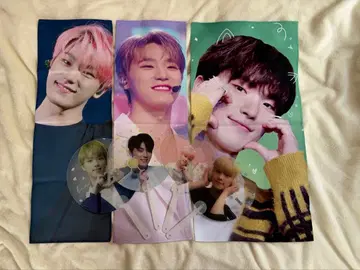 세븐틴 디노 슬로건 & 미니 부채 세트