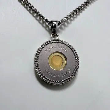 NANO VIBE 나노바이브 펜던트 목걸이 직경 약 2.0cm