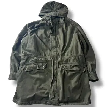 70s 프랑스군 M64 필드 파카 라이너 포함 108c 실물