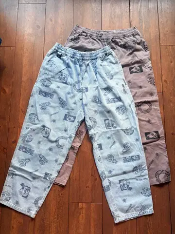 산타크루즈 그래픽 팬츠 2장 세트