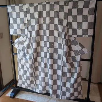 무용 기모노 화이트 벚꽃