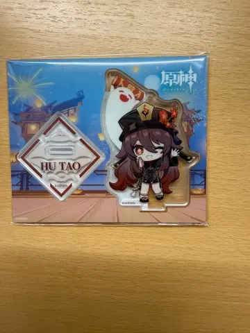 원신 훼미리마트 콜라보 호두 아크릴 스탠드 키링