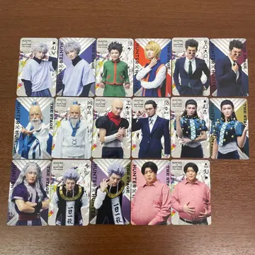 무대 HUNTER x HUNTER 한스테 랜덤 카드 17장