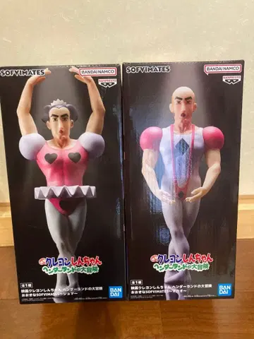 짱구는 못말려 SOFVMATES 피규어 마카오 조마 2체 세트