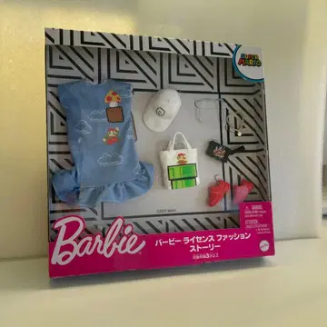 [ 새상품 박스 포함 ] 바비 라이선스 패션 스토리 슈퍼 마리오