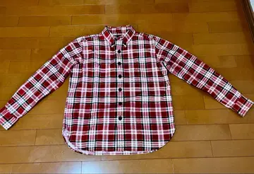 FAT 플란넬 셔츠 skinny 두꺼운 원단