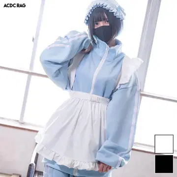 ACDCRAG 에이프런 프릴 메이드 서브컬쳐