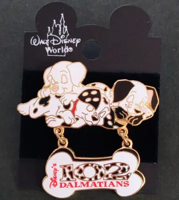 레어! 레트로 WDW 102 달마시안 핀 배지