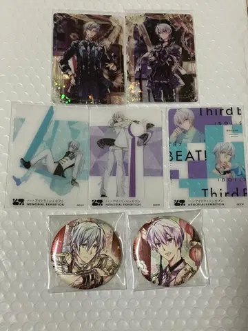 아이나나 요츠바 타마키 오오사카 소고 캔뱃지 클리어 카드 mezzo