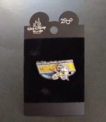 레어! 레트로 WDW 디즈니 월드 마라톤 핀 배지 미키