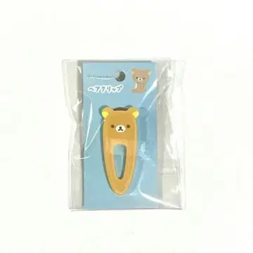 [미개봉] San-x 산엑스 리락쿠마 헤어 클립 헤어핀 앞머리