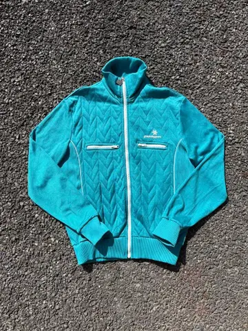 80s gl'asshoppel's 독일제 퀼팅 트랙 자켓