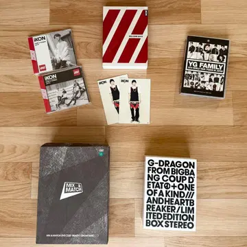 iKON CD DVD 세트 YG FAMILY G-DRAGON 묶음 판매