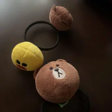 LINE FRIENDS 머리끈 세트