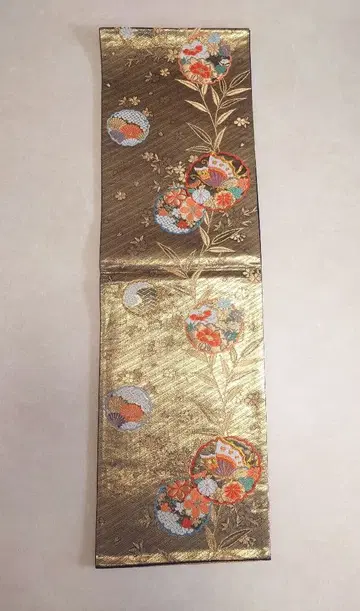 고급 후쿠로 오비 기모노 순수 실크 포멀 후리소데 성인식 나비 패턴