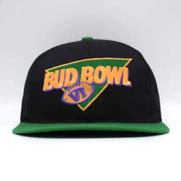 90s USA 빈티지 버드와이저 BUD BOWL 자수 캡