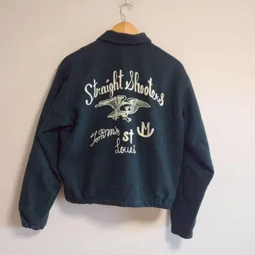 슈가케인 바시티 자켓 울 자켓 블루종 베드잔 구제 의류