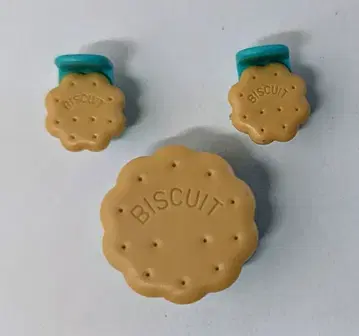 에자키 글리코 글리코 덤 비스킷 테이블 세트/에메랄드 그린 베이지