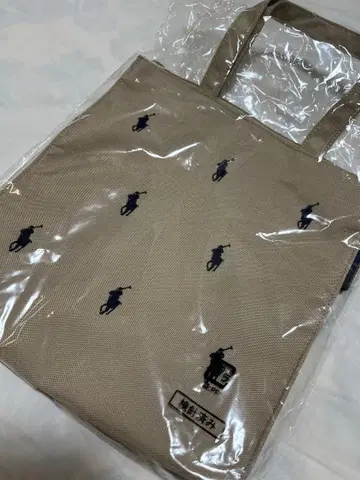 택 포함 새상품 랄프 로렌 토트백 베이지 폴로 랄프로렌