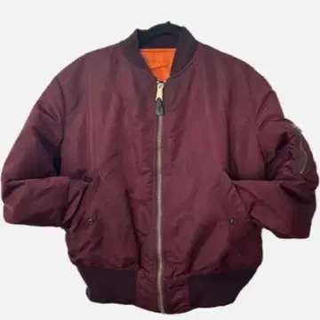 80s 빈티지 알파 MA-1 플라이트 재킷