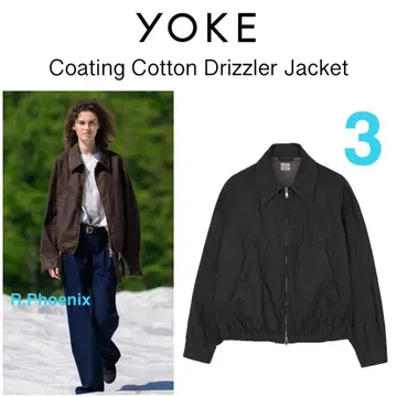 [ YOKE ] 코팅 코튼 드리즐러 재킷 3