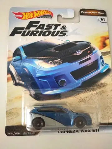핫휠 SUBARU WRX STI fast and furious