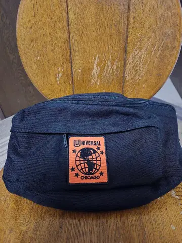 유니버셜 오버롤 바디백 힙색 블랙 블랙