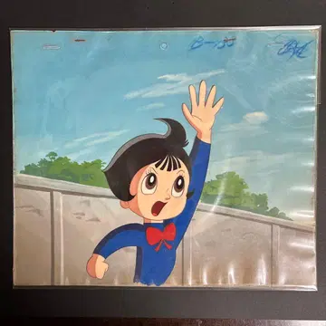 애니메이션 셀화 신비한 멜모 와타리 멜모 친필 배경 포함