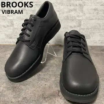 브룩스 컴포트 워킹 VIBRAM 천연 가죽 비즈니스 슈즈 블랙