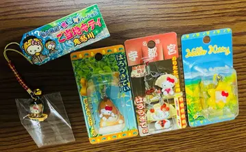 [ 미개봉 ] 헤이세이 레트로 지역 한정 키티 도치기 시리즈 4종