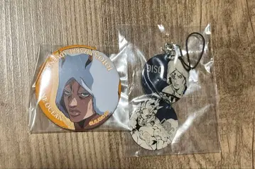 죠죠전 메탈 DISC형 키링 JOJO 캔뱃지 웨더 리포트