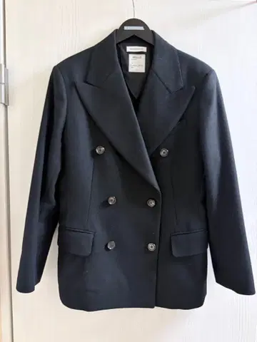 MADISONBLUE 블랙 플란넬 테일러드 자켓 04