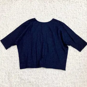 [ 새상품급 ] 쥬니치 팔라스 팰리스 돌먼 슬리브 티셔츠 울 네이비