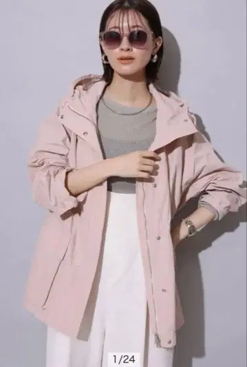 아르페쥬 스토리 나일론 블루종 마운틴 파카 핑크