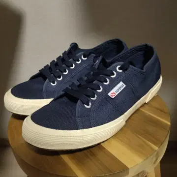 SUPERGA COTU 2750 43 네이비 캔버스 스니커즈