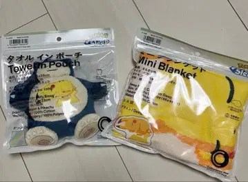 [ 훼미리마트 한정판 ] 피카츄 카비곤 2개 세트 포켓몬 슬립