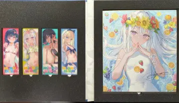 mignon 친필 사인 색지, 케이스, 백, 내장 혜택 컴프 세트