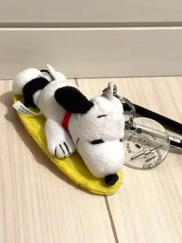 스누피 서프샵 봉제 인형 참 키링
