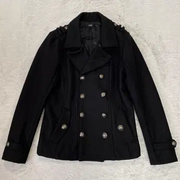 Travas 00s 피 코트 나폴레옹 재킷 시크 스타일
