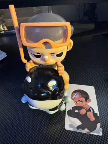 [ 완판템 ] POPMART KUBO 피규어 고래 블랙