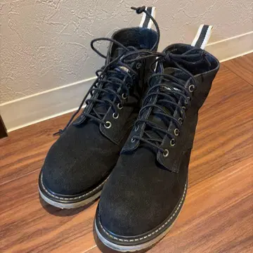 NEIGHBORHOOD 블랙 워크 부츠