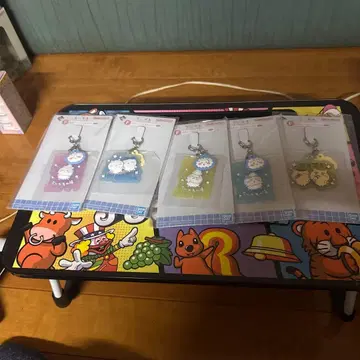 치이카와(먼작귀) 온천 제일복권 아크릴 키링 5개 세트