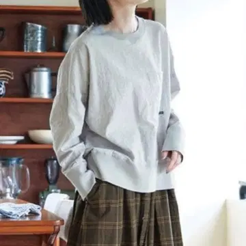 Sunny clouds 써니클라우드 서리내린 그레이 상의 3L