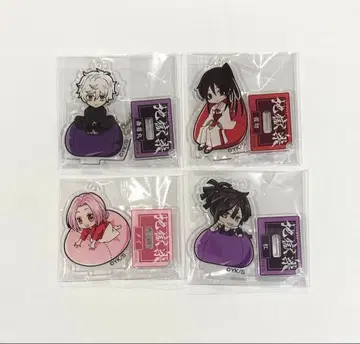 지옥락 가비 사기리 유즈리하 메이 스탠드 미니 아크릴 키링 점프샵