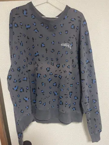 ciatre 레오파드 무늬 맨투맨