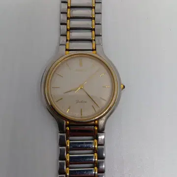 세이코 돌체 쿼츠 손목시계 작동 확인 완료